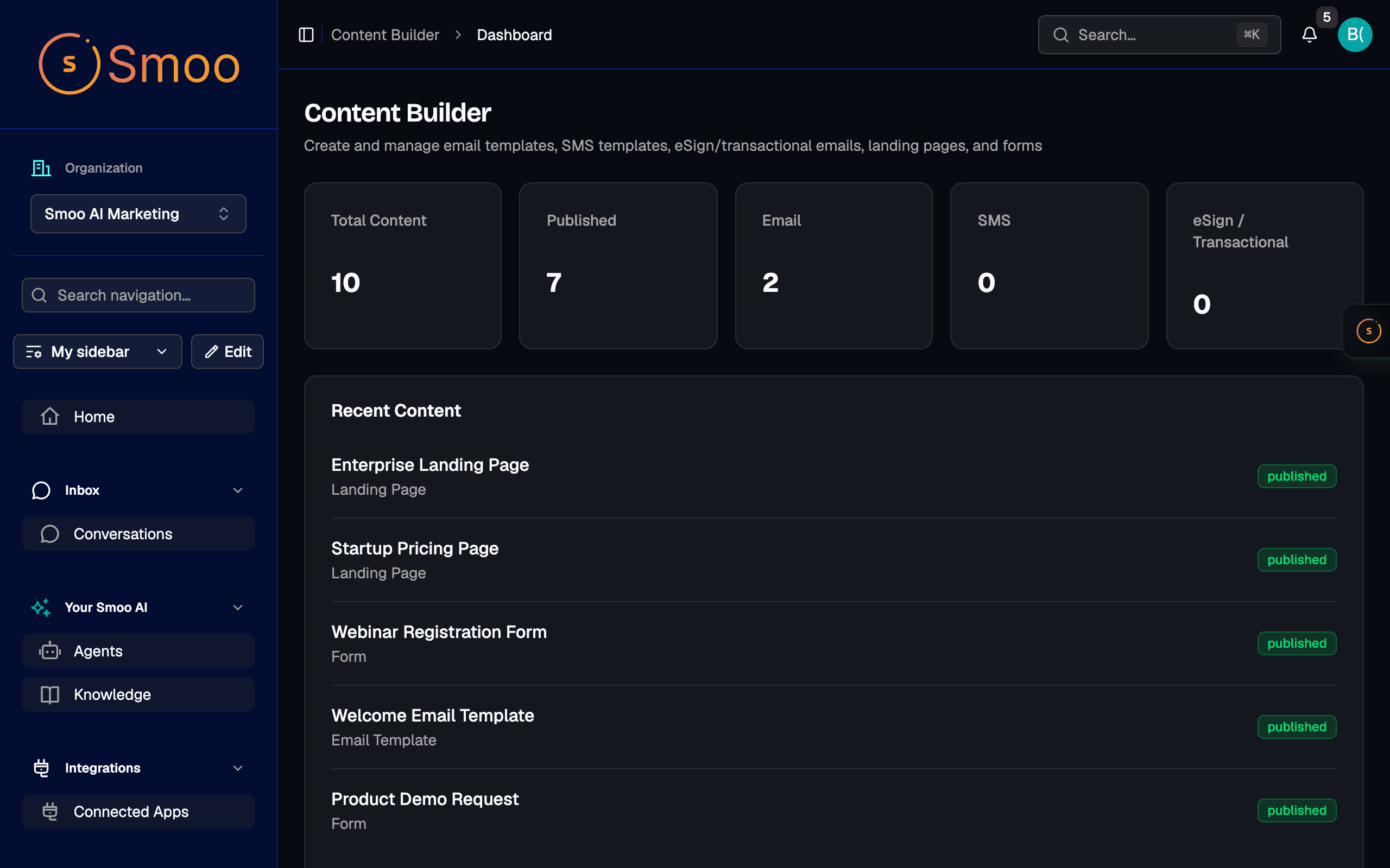 Content Builder Editor